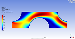 WelSim CFD 2d streamwise